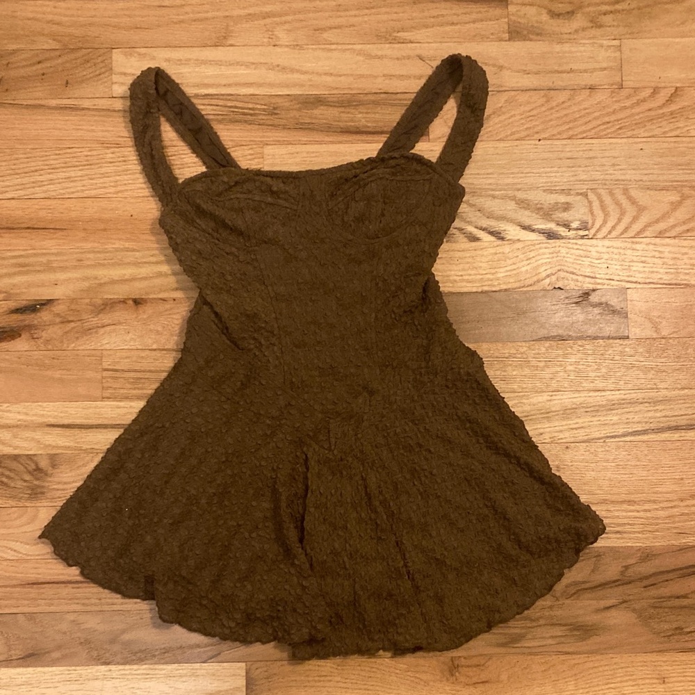 Windsor Chocolate Brown Mini Dress